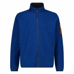 Herren-Fleece Jacquard-Knit-Tech mit Rautenmuster