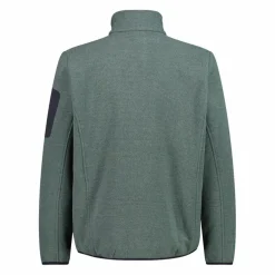 Herren-Fleece Jacquard-Knit-Tech mit Rautenmuster