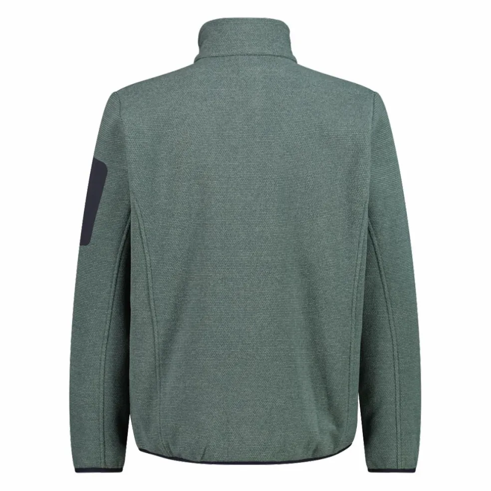 Herren-Fleece Jacquard-Knit-Tech mit Rautenmuster