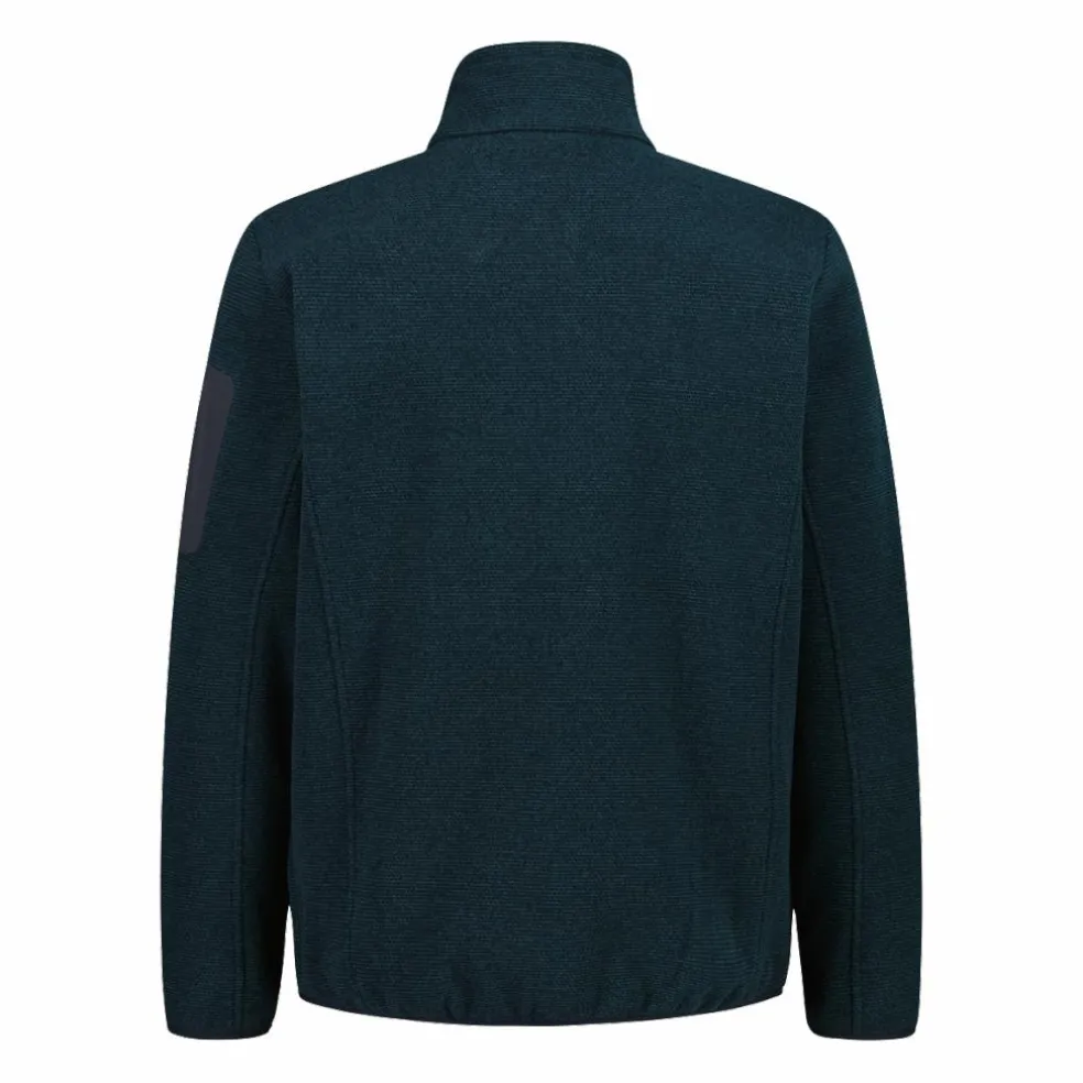 Herren-Fleece Jacquard-Knit-Tech mit Rautenmuster