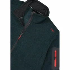 Herren-Fleece Jacquard-Knit-Tech mit Rautenmuster