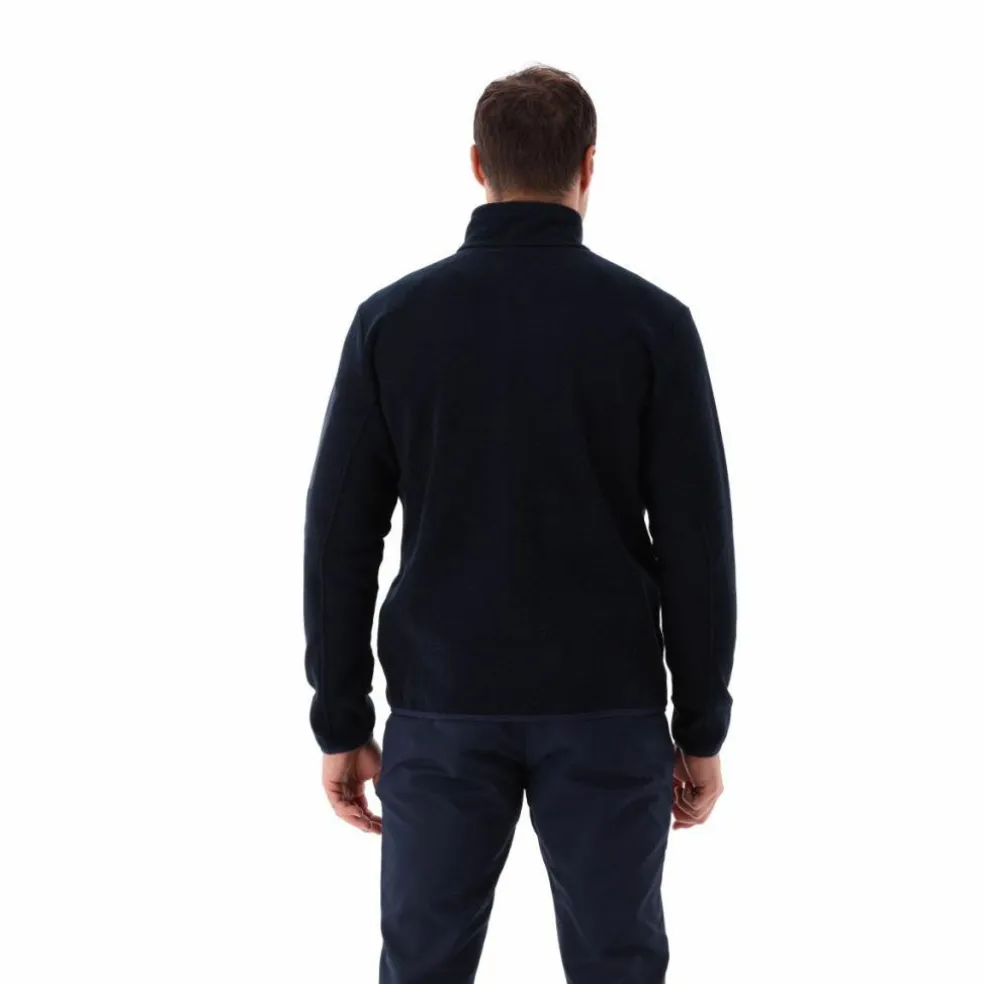 Herren-Fleece Jacquard-Knit-Tech mit Rautenmuster