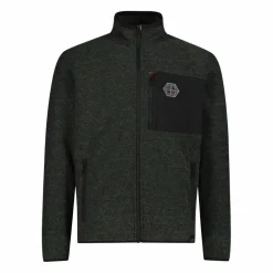 Herren-Fleecejacke aus Knit Tech Melange