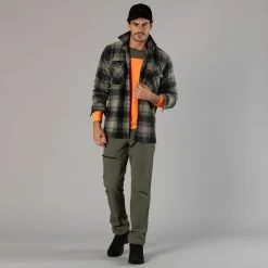 Herren-Fleece-Langarmshirt