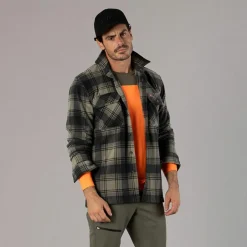 Herren-Fleece-Langarmshirt