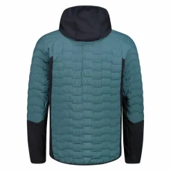 Herren-Hybridjacke Unlimitech wattiert mit PrimaLoft® Black ThermoPlume mit Kapuze