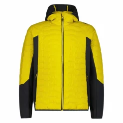 Herren-Hybridjacke Unlimitech wattiert mit PrimaLoft® Black ThermoPlume mit Kapuze