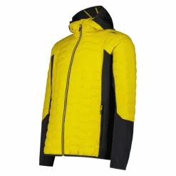 Herren-Hybridjacke Unlimitech wattiert mit PrimaLoft® Black ThermoPlume mit Kapuze