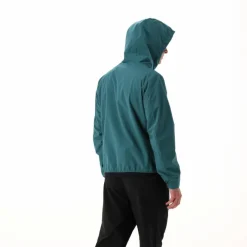 Herrenjacke mit fest angebrachter Kapuze