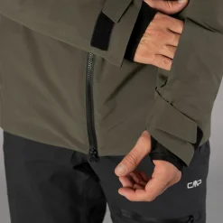 Herrenjacke mit lockerer Passform aus Mechanical Stretch für Ski und Snowboard