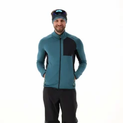 Herren-Merino-Fleecejacke Unlimitech mit Reißverschluss