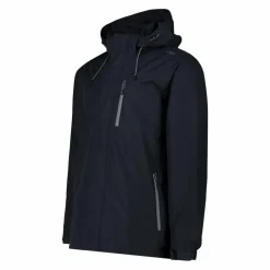 Herren-Regenjacke mit abnehmbarer Kapuze