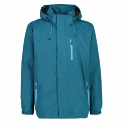 Herren-Regenjacke mit abnehmbarer Kapuze