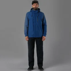 Herren-Regenjacke mit abnehmbarer Kapuze