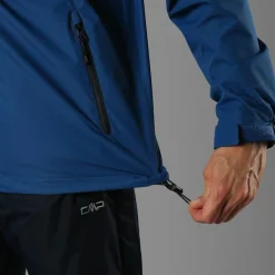 Herren-Regenjacke mit abnehmbarer Kapuze