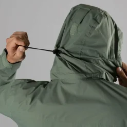 Herren-Regenjacke mit abnehmbarer Kapuze