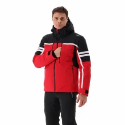 Herren-Skijacke aus elastischem Twill