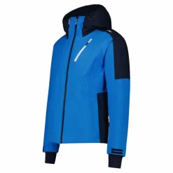 Herren-Skijacke aus Twill mit Kapuze