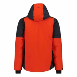 Herren-Skijacke aus Twill mit Kapuze