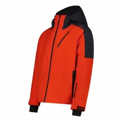 Herren-Skijacke aus Twill mit Kapuze