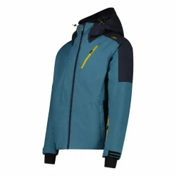 Herren-Skijacke aus Twill mit Kapuze