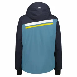 Herren-Skijacke aus Twill mit Kapuze