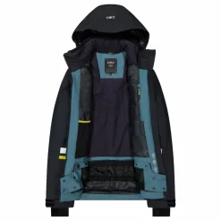 Herren-Skijacke aus Twill mit Kapuze