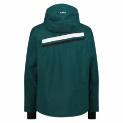 Herren-Skijacke aus Twill mit Kapuze