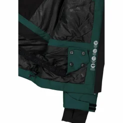 Herren-Skijacke aus Twill mit Kapuze