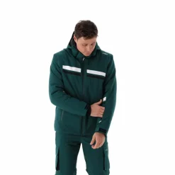 Herren-Skijacke aus Twill mit Kapuze