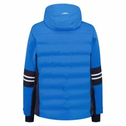 Herren-Skijacke aus 4-Way-Stretch-Twill mit Kapuze