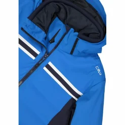 Herren-Skijacke aus 4-Way-Stretch-Twill mit Kapuze