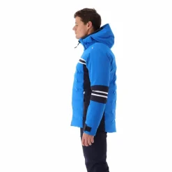 Herren-Skijacke aus 4-Way-Stretch-Twill mit Kapuze