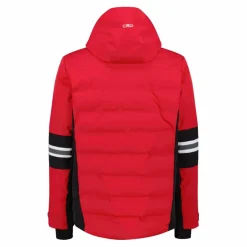 Herren-Skijacke aus 4-Way-Stretch-Twill mit Kapuze