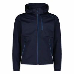 Herren-Softshelljacke aus Ripstop mit abnehmbarer Kapuze