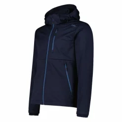 Herren-Softshelljacke aus Ripstop mit abnehmbarer Kapuze