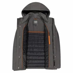 Herren-Softshell-Jacke mit Innenwattierung