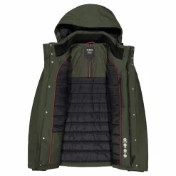 Herren-Softshell-Jacke mit Innenwattierung