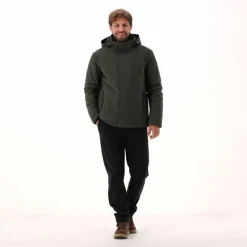 Herren-Softshell-Jacke mit Innenwattierung