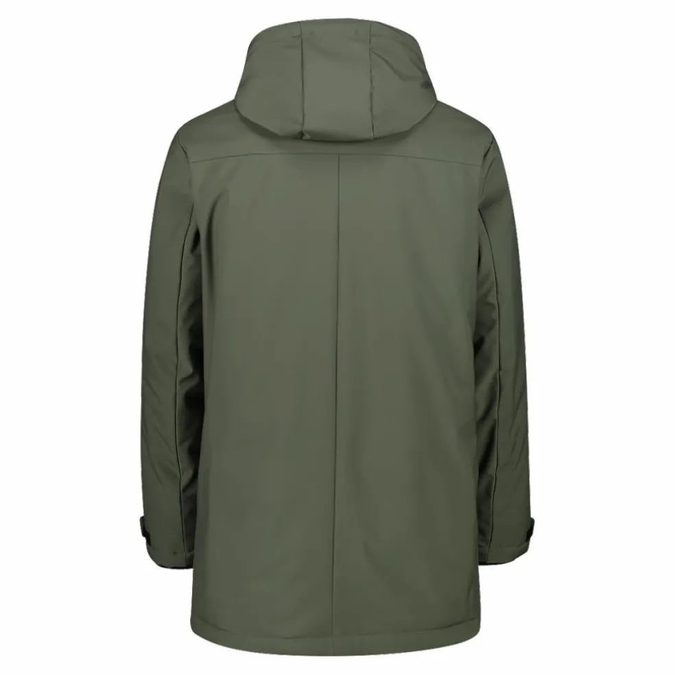 Herren-Softshell-Parka mit Innenwattierung