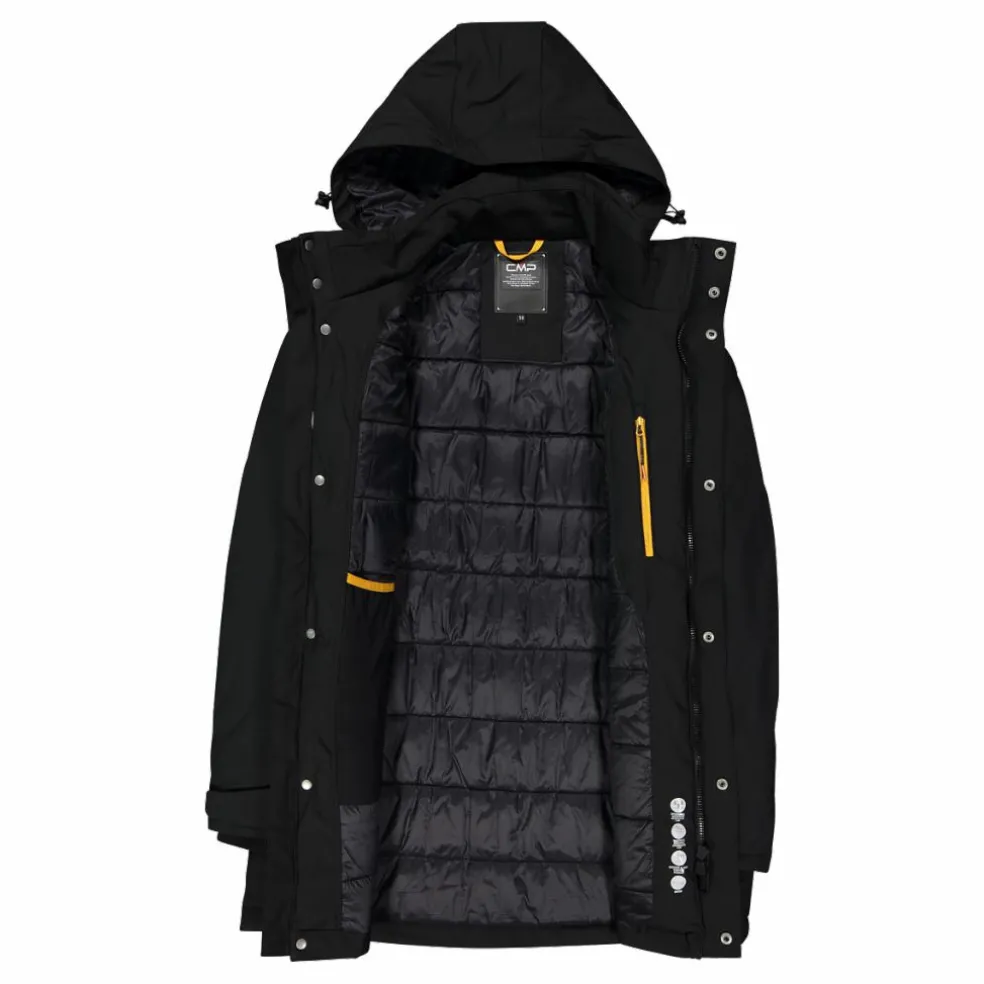 Herren-Softshell-Parka mit Innenwattierung