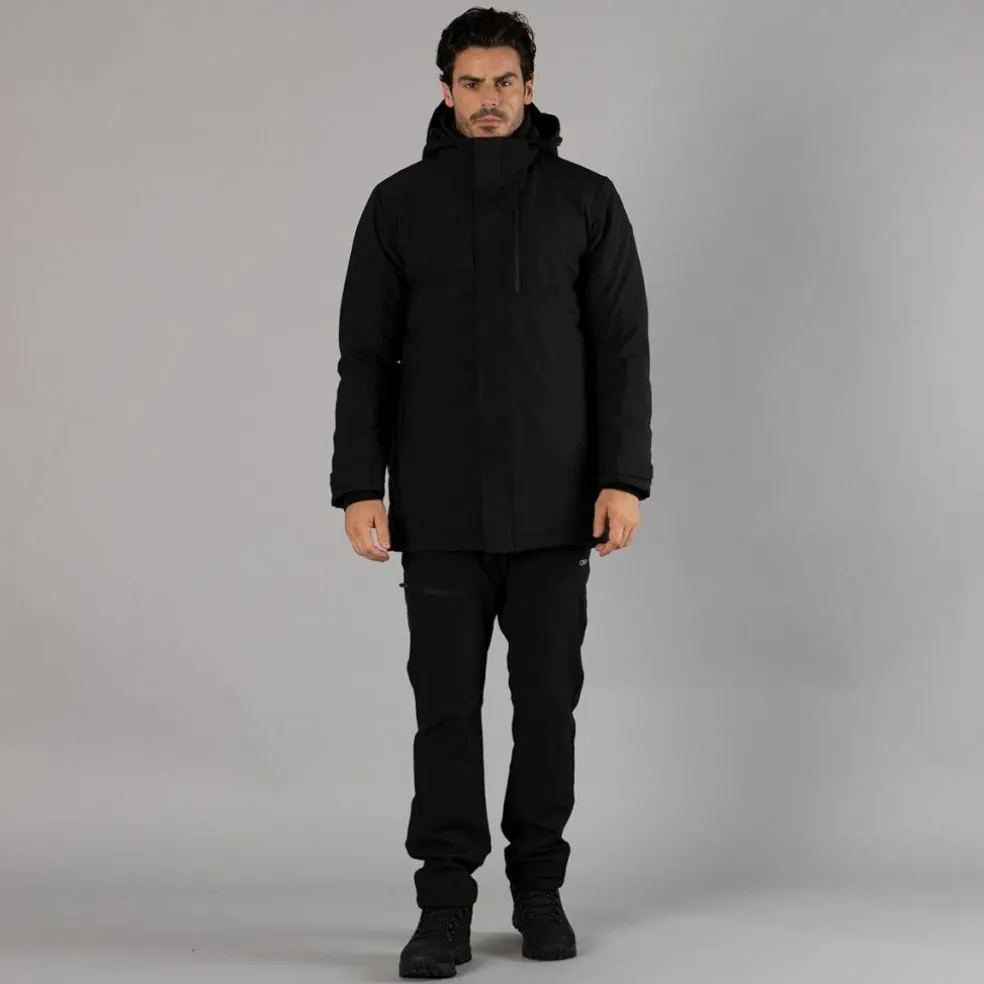 Herren-Softshell-Parka mit Innenwattierung