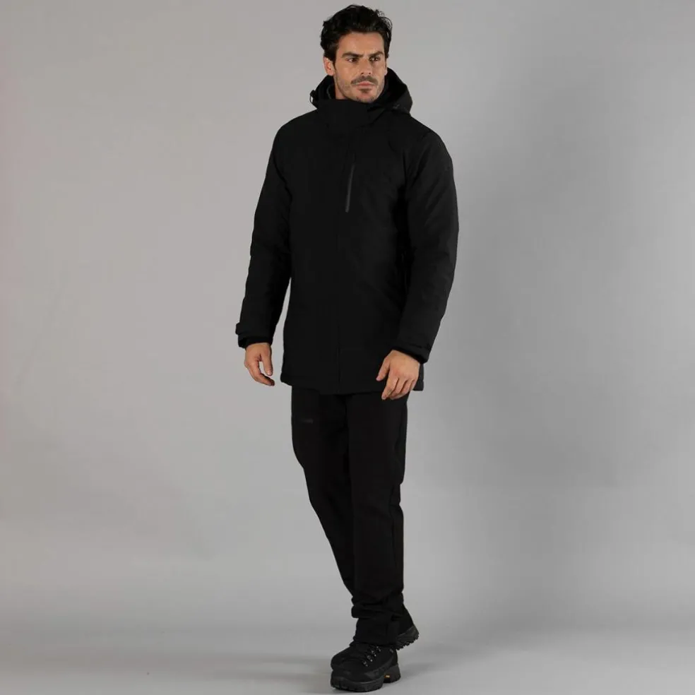 Herren-Softshell-Parka mit Innenwattierung