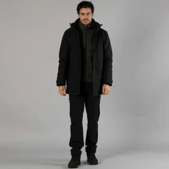 Herren-Softshell-Parka mit Innenwattierung