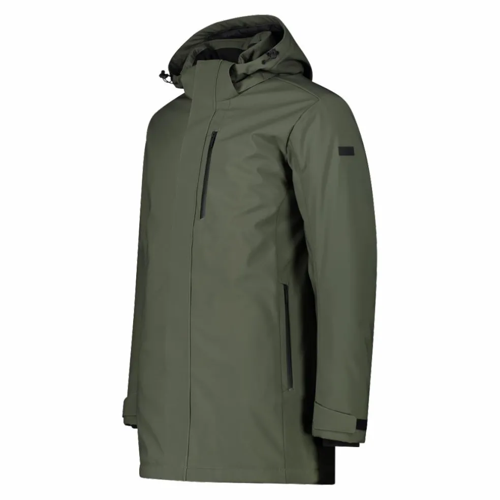 Herren-Softshell-Parka mit Innenwattierung