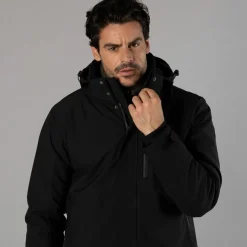 Herren-Softshell-Parka mit Innenwattierung
