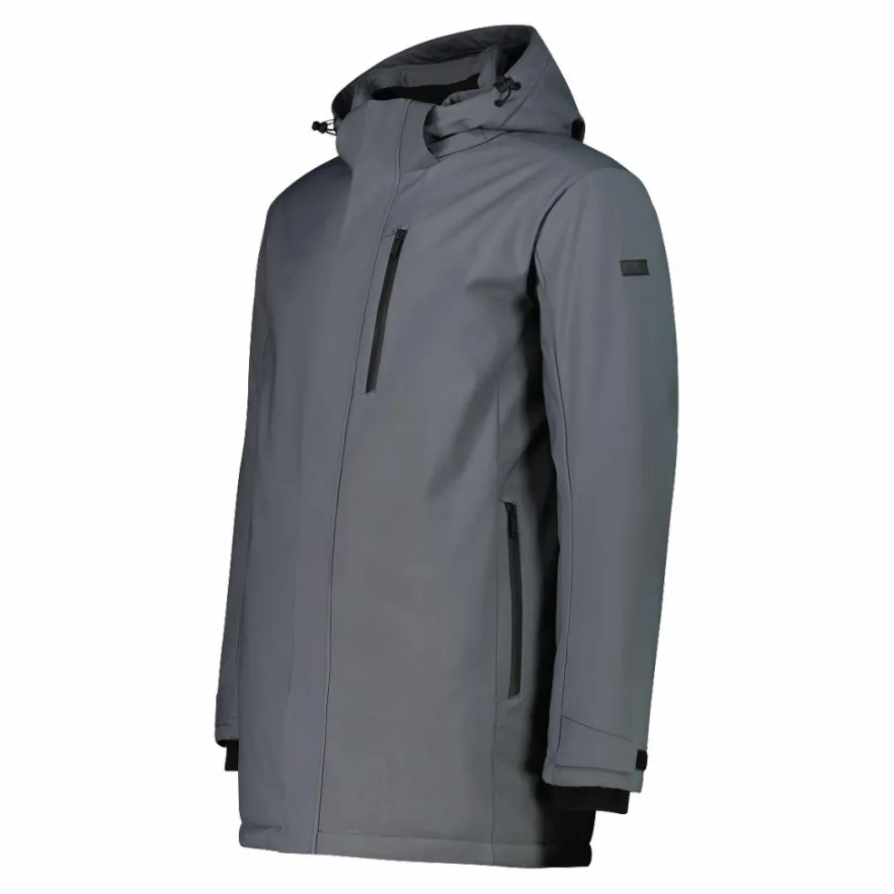 Herren-Softshell-Parka mit Innenwattierung