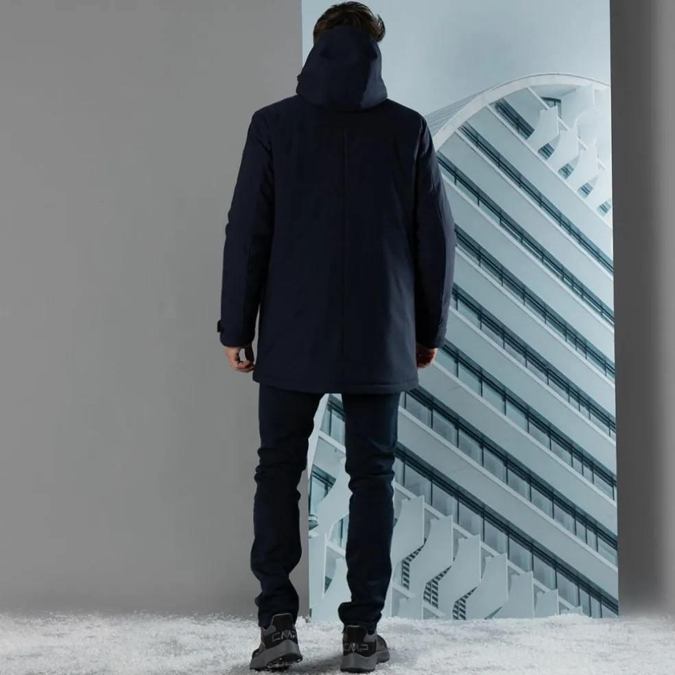 Herren-Softshell-Parka mit Innenwattierung