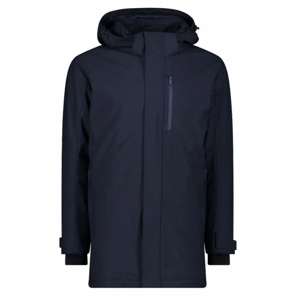 Herren-Softshell-Parka mit Innenwattierung