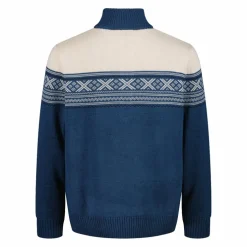 Herren-Sweatshirt mit halbem Reißverschluss in Wooltech